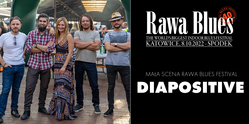 Zespół Diapositive  powstał pod koniec 2014 roku w Krakowie. Ich muzyka to mieszanka rocka i bluesa. 
👉👉👉𝗞𝗨𝗣 𝗕𝗜𝗟𝗘𝗧: bit.ly/3sAxuJv
📸 Cezary Pękul
#40rawablues #diapositive