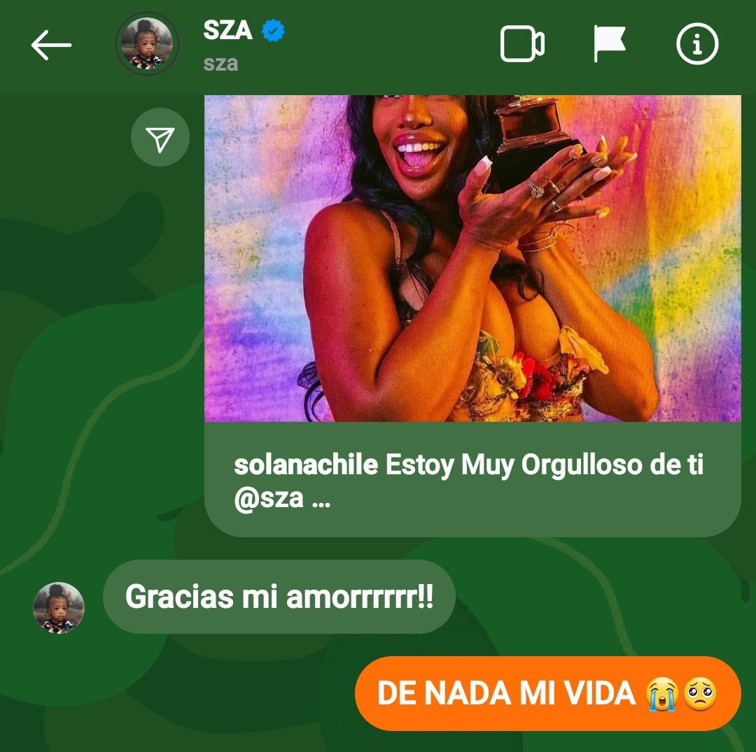 szachile's tweet photo. LOVE YOU SZA ♥️🥺 https://t.co/TvKe7E2lEq