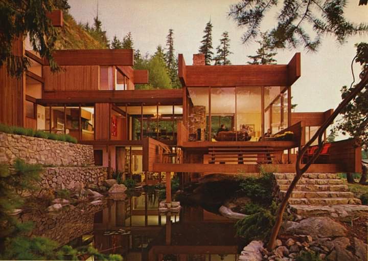 Angel Muñiz on Twitter "Arthur Erickson... Graham House, West Vancouver, B.C., Canada Designed
