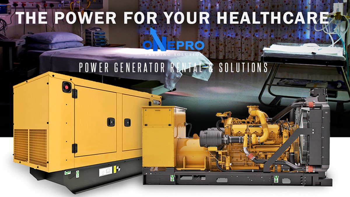 one_prosolution's tweet image. Power up your facilities for your patients in times of dire need.
Get one of our generators as your backup now!
Contact us thru : +639171484911
or visit our website : oneprosolution.com
#Generator #GeneratorForRent #oneprosolution #generatorset #power #energy #healthcare