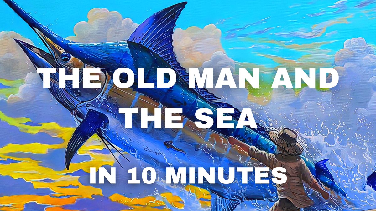 Booksin10mins's tweet photo. 🔥 New episode 🔥  For this week, Ernest Hemingway's popular novella, The old man and the sea. Watch ▶️  https://t.co/oIUVlbKwxK

#Hemingway #theoldmanandthesea #books #reading #kindleunlimited #writing #kindle #writers #writerscommunity #authors #books #bookaddict #bookworm https://t.co/Q6o8AYh1MX