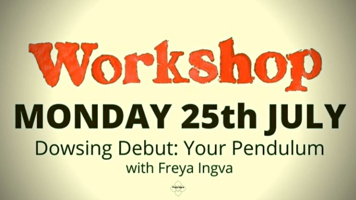 FreyaIngva's tweet photo. #Debut your #dowsing #skills
We'll have #fun making a #pendulum #training &amp; #using it
Book now on https://t.co/UtM5O11ofe

#London #Chingford #diviner #dowser #divining #tealeafreader #tealeafreader #E4 #geomancy #workshop #ancienttool #rhabdomant #rhabdomancy #waterwitching https://t.co/aoBqBWvP95