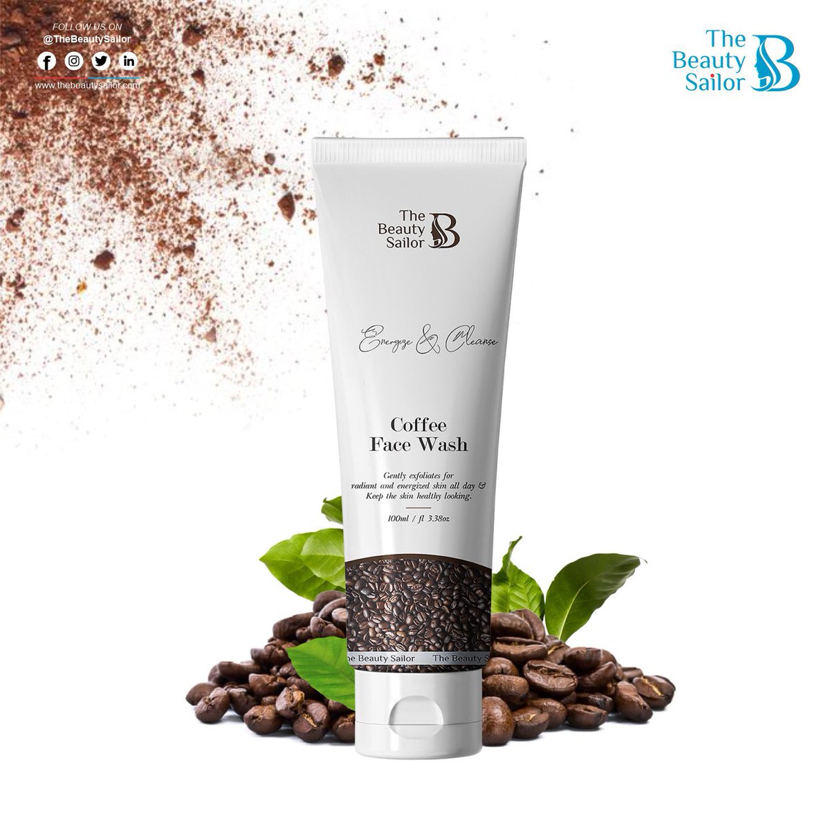 TheBeautySailor's tweet photo. A great skincare routine begins with cleansing.✨
Do it in the best way with The Beauty Sailor Coffee Face Wash loaded with pure coffee extracts that penetrate into the skin layers to clean every bit of grime.

Shop now: https://t.co/uI1wrP6CF6
 #skincare #bestfacewash #coffee https://t.co/xSj0Fccaw6