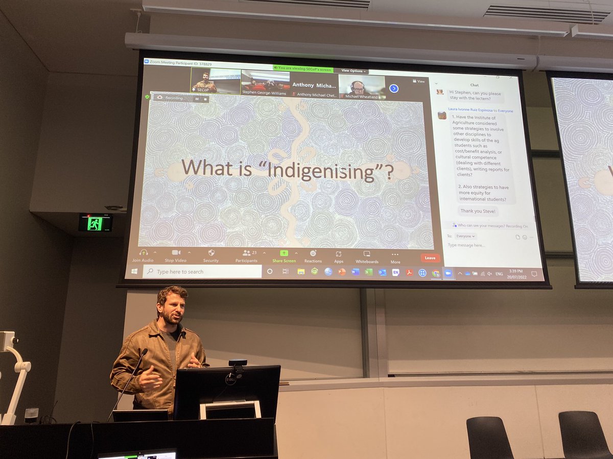 Reyne Pullen (@reynepullen) on Twitter photo Very excited to hear from Mitchell Gibbs (Geosciences/History and Philosophical Science) on incorporating Indigenous knowledge into teaching. <a href="/Sydney_Science/">Sydney Science</a> #SECoP2022 Very excited to hear from Mitchell Gibbs (Geosciences/History and Philosophical Science) on incorporating Indigenous knowledge into teaching. <a href="/Sydney_Science/">Sydney Science</a> #SECoP2022