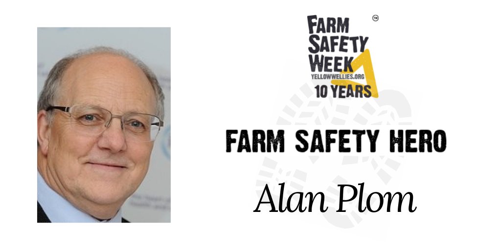 Our first farm safety hero is <a href="/AlanPlom/">Alan Plom</a>! After a career spanning over 50 years in the agricultural industry and local authorities, Alan has campaigned for farm safety for longer than #FarmSafetyWeek has been in existence – he’s a real hero in our eyes! 💛
