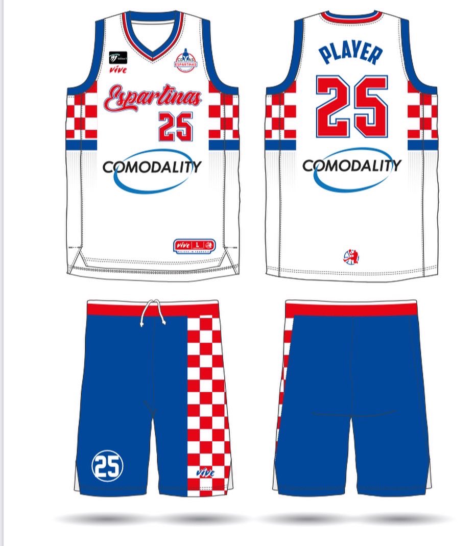 BaloncestoCDAS's tweet photo. Os presentamos nuestra nueva equipación para el equipo senior de 1ª Nacional. 
#gracias @comodalityspain 

#baloncesto #espartinas #cdas https://t.co/7po8nvm2HC