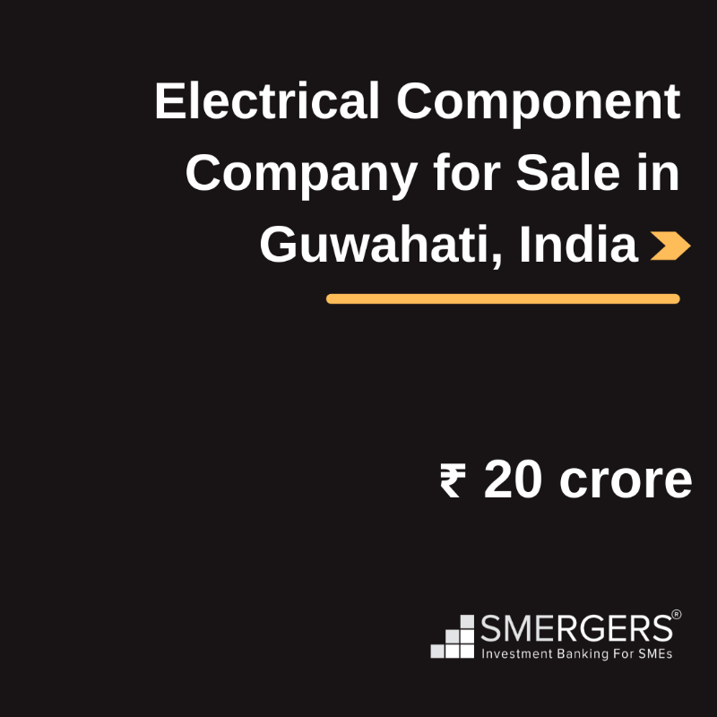 SMERGERS's tweet photo. Electrical Component Manufacturing Company that Spreads across 21,000 Sq Mtr of Land for Sale in Guwahati, India

🇮🇳 Business For Sale - The owner is starting a new venture

#ElectricalComponent #Manufacturing #Manufacturer #BuyBusiness #India #BusinessOpportunity #FactoryOwners