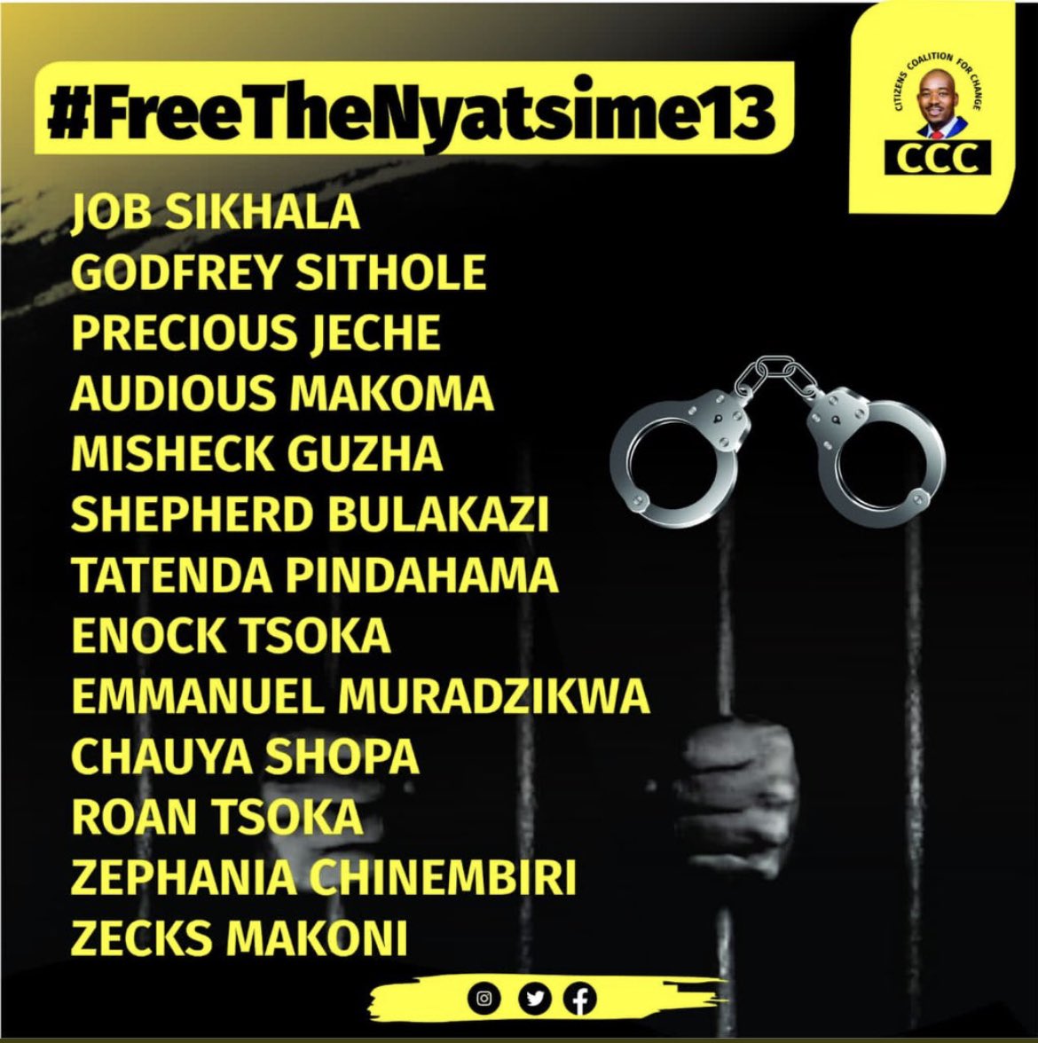 #FreeTheNyatsime13 
#ZanuPfMustGo