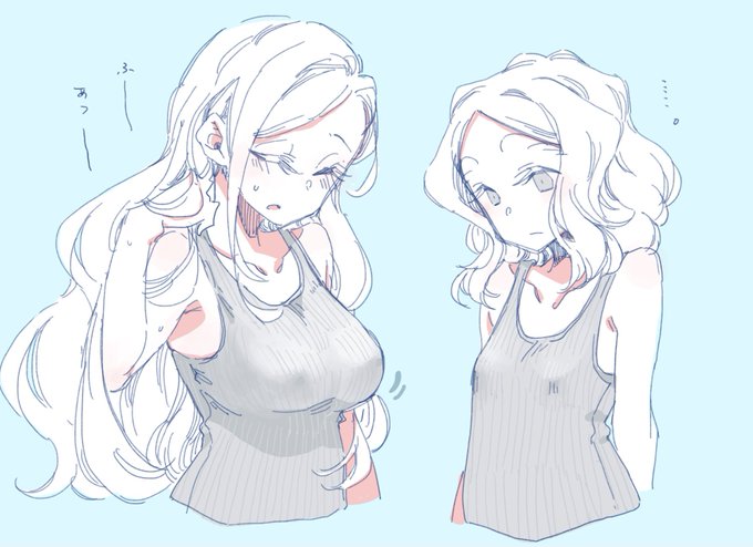 タンクトップ格差ちびっこちゃん…( ˘ω˘ ) #ちびっこちゃん朝活 朝活 