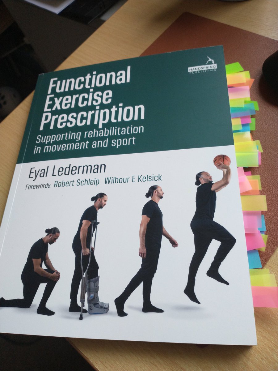 Tons of takeaways in this excellent book. Lederman always has clear models and examples. Functional means the patient's world rather than 'extra-functional' clinical exercises that are forgotten. Adding this to my 'recommended' list. #amreading