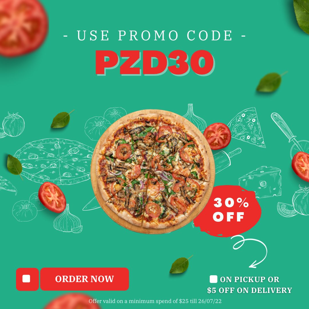 Pizzarazzipizza's tweet photo. Faves that Saves!😝😍🍕🥰 
Use PZD30 to get a massive 30% OFF on Pickup or $5 off on Delivery. 
Offer Valid on a minimum spend of $25 till 26/07/22. 

T&amp;Cs Apply. 

 #hobartfood #hobart #schoolholidayswithRazzi #tassie #Hobart #hobarteats https://t.co/LDZN8CeH80