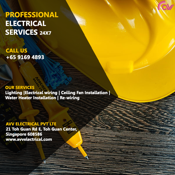 AvvElectrical's tweet image. We are a professional EMA Licenced expert in         #24hoursEmergencyElectrician and HDB Electrician, lighting installation for boards, #socketinstallation and Ceiling Fan Installation with a warranty covered old ceiling fan repairs in Singapore.
Mail Us: avvelectrical@gmail.com