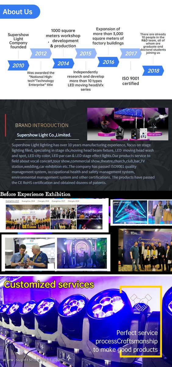 NancyCui1556's tweet photo. https://t.co/zNli2JYfxN https://t.co/7vcmPZI2Wk  
sales@supershowlight.com https://t.co/SHUG67VkXW