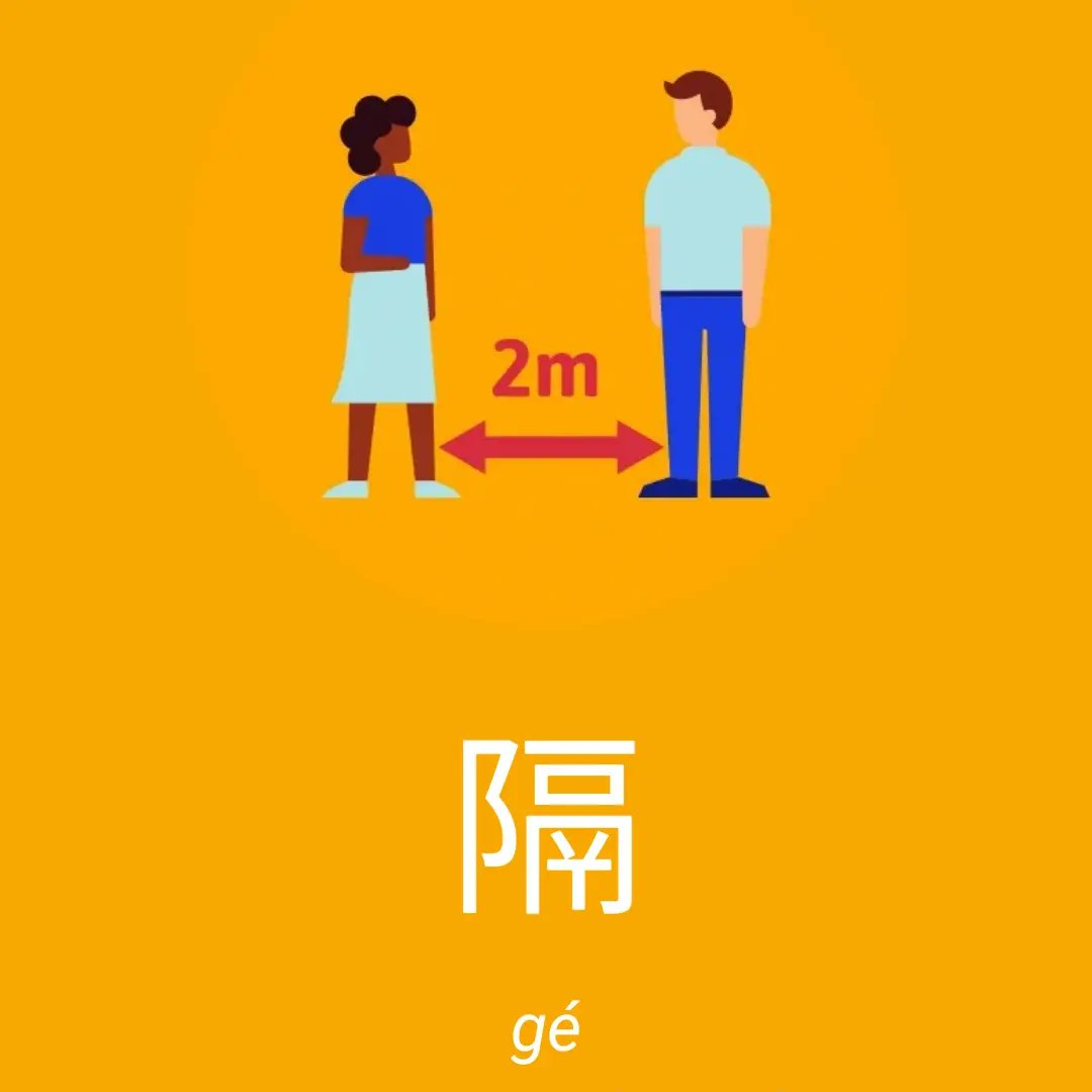 khanjischool's tweet photo. 隔 (gé)
to separate • at a distance from (HSK 4 v3.0) - Download free app on https://t.co/m9Prrb1ken #Chinesimple #everyDayChinese #learnChineseFree #NewHSK #HSK4 https://t.co/ysZw3ivm4f