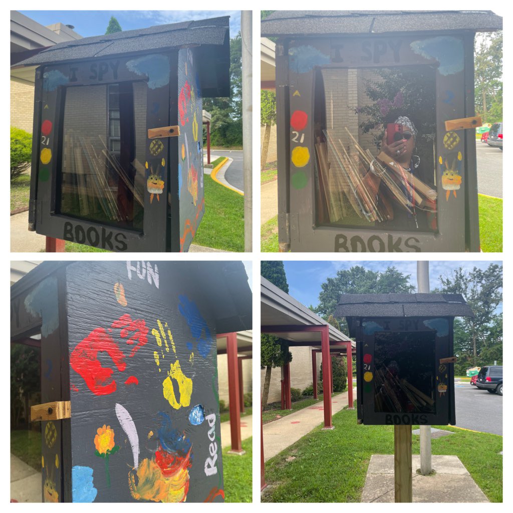 Thanks to Council member Dannielle Glaros and LAYC/MMYC, we have our first Lending Library!  #1BandOneSound #EachOneReachOne @glaroscouncil3 <a href="/pgcps/">PGCPS</a> <a href="/drhelencoley/">Dr. Helen Coley</a> @THELAYC