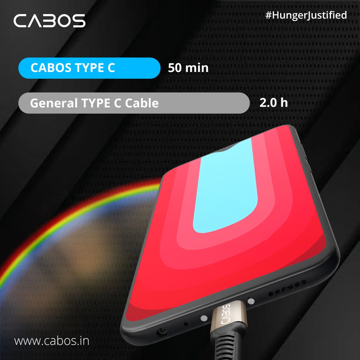 cabosaccessory's tweet image. Witnessed the difference? Cabos cables are endowed with supreme quality and high charging capacity that you should check out if you use charging cables frequently. Up for a quick charge?

#chargingcables #fastchargingcables #cabos #braidedchargingcables #mobileaccessories