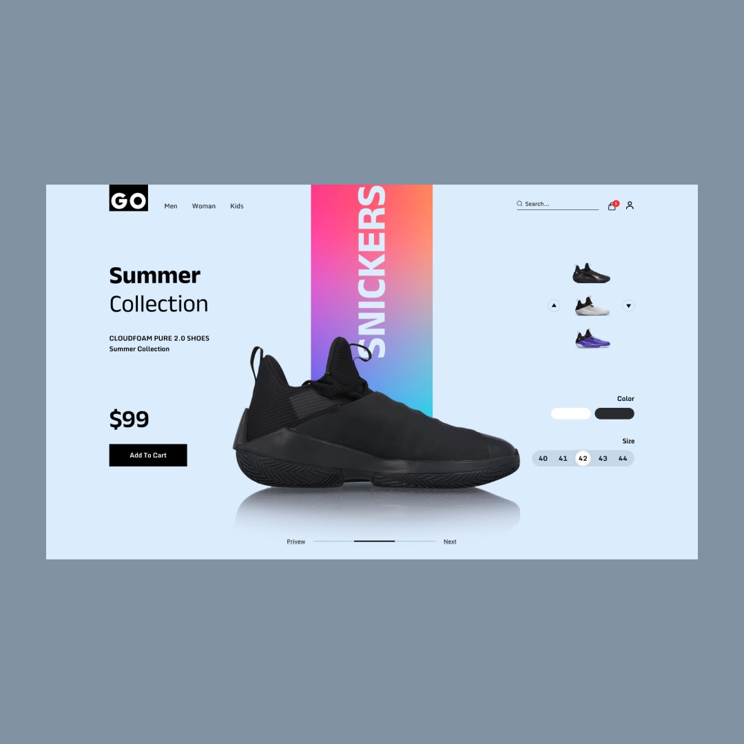 tree_ui's tweet photo. GO - Online Shoe Store
Fiverr: https://t.co/94lSEOKnpP
📩 Email Us: asibulasik@gmail.com
#interaction #agencywebsite #devignedge #marketing #website #animation #interaction #wordpress #interactiondesign #interfacedesign #visualdesign #uidesign #lookingforjob #product #uiux https://t.co/HepMbG0EjL