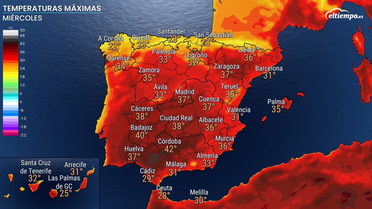 LaMargaridecadi's tweet photo. BREAKING NEWS 🔥 

Este miercole subiran un poco las temperatura pero comparao con lo que nos biene este finde semana hoy es finale de nobiembre en los paises escondenabo 

HELL WEEKEND https://t.co/fcVhqdyj1P