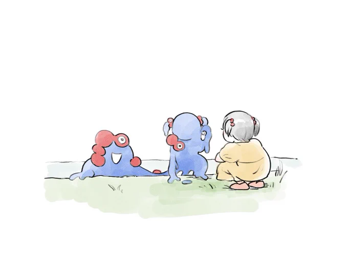 あそびま、しょう。ほら、にてるね。ね。 