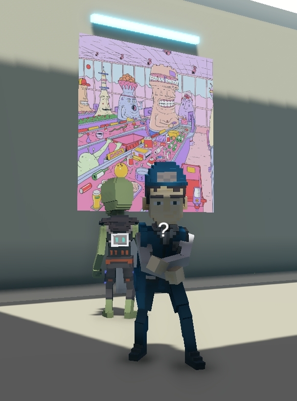 trixiep186's tweet image. I just participated in the #TheSandbox weekly contest for a chance to win 200 mSAND! I found the art piece, check out my screenshot below!
👇