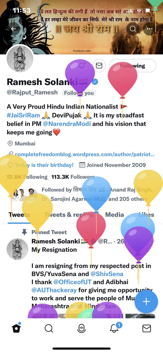 Dhirajmodimeda's tweet image. Happy brithday @Rajput_Ramesh ji