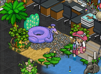 LettucieHabbo's tweet photo. join @OfficialHabboUN's DOM competition now! 

i'm joining with this beach-y outfit 👙 #UNSummer https://t.co/dl71IysOhM
