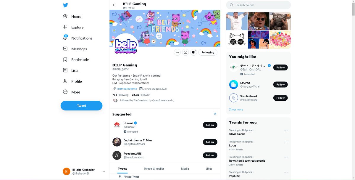 GrabadorEl's tweet photo. Follow them and join their discord to know more! They have really good community.

#BELP #Sugarflavor #BELP_QUEST https://t.co/egF4dgKV6K