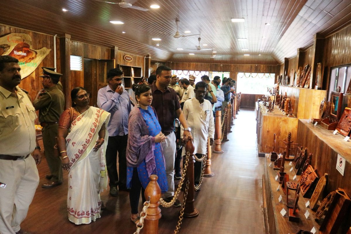 A souvenir shop "SOUVENIR'S", AN INITIATIVE TOWARDS WASTE WOOD MANAGEMENT inaugurated at the Govt. Saw Mill, Betapur for effective and efficient use of waste wood and generating new avenues for employment generation of the local youth. #SOUVENIR