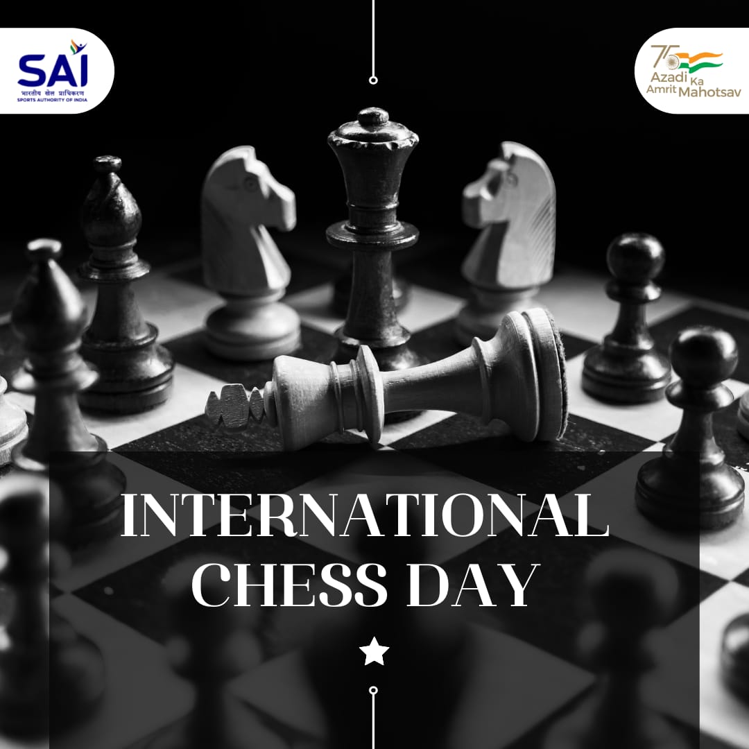 rajat_ias's tweet photo. One of the oldest games in history was born in India...!!! #TheChess
#InternationalChessDay
#ChessOlympiadTorchRelay
@AmritMahotsav @Media_SAI
@IndiaSports @SportsinAP
#RajatBhargavaIAS https://t.co/zYccu6c1UJ