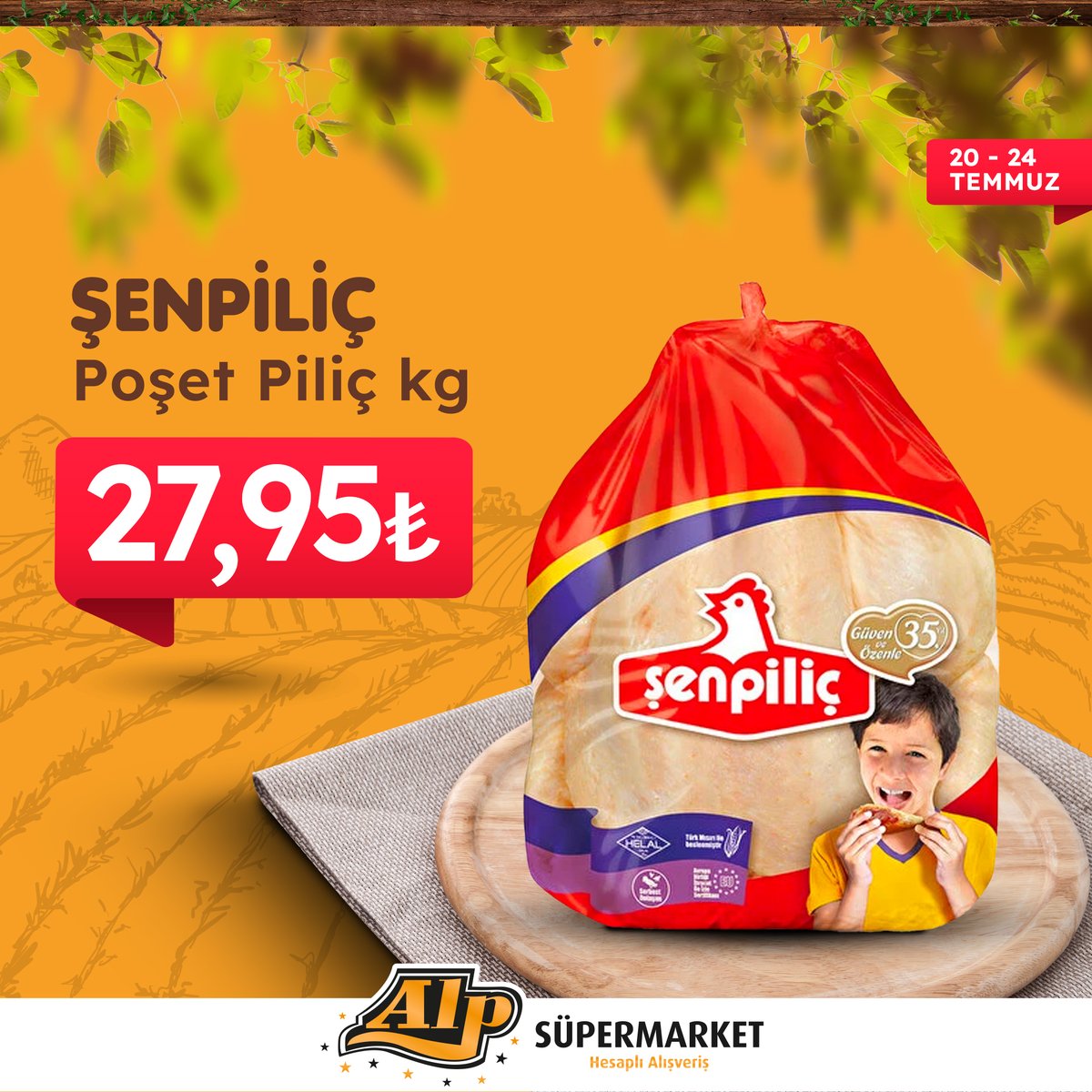 Bu fırsat kaçmaz! Uygun fiyatın keyfini çıkarın!😎

#AlpSüpermarket #onlinealışveriş #denizlimarket #sanalmarket #alışveriş #indirim #uygunfiyat