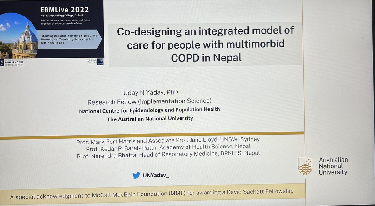 Uday Yadav (@unyadav_) on Twitter photo Day 3- I am excited to share learnings from our #codesign research focusing #Copd care model from #Nepal <a href="/EBM_Live/">EBM Live</a> #ebmlive <a href="/CebmOxford/">Centre for Evidence-Based Medicine</a> <a href="/OxEBHC/">Oxford Postgrad: EBHC</a> <a href="/cphce_unsw/">UNSW CPHCE</a> <a href="/mfharris3/">Mark Harris</a> #globalhealth #NCDs <a href="/UNSWMedicine/">UNSW Medicine & Health</a> <a href="/ANUPopHealth/">ANUPopulationHealth</a> Day 3- I am excited to share learnings from our #codesign research focusing #Copd care model from #Nepal <a href="/EBM_Live/">EBM Live</a> #ebmlive <a href="/CebmOxford/">Centre for Evidence-Based Medicine</a> <a href="/OxEBHC/">Oxford Postgrad: EBHC</a> <a href="/cphce_unsw/">UNSW CPHCE</a> <a href="/mfharris3/">Mark Harris</a> #globalhealth #NCDs <a href="/UNSWMedicine/">UNSW Medicine & Health</a> <a href="/ANUPopHealth/">ANUPopulationHealth</a>