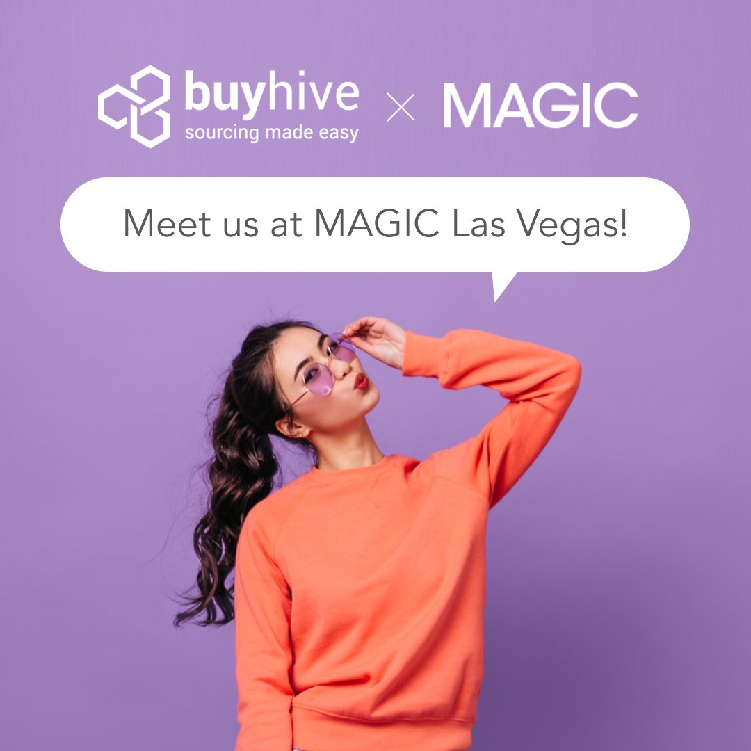 🎉 We're very excited to announce that we'll be exhibiting at <a href="/MAGIC/">Magic</a> Las Vegas from 7th-10th August! Come and see us and have a chat with the founders!

---
To book a meeting with the founders of BuyHive at MAGIC, click here: hubs.ly/Q01h9m0V0
You'll find us at booth #60705