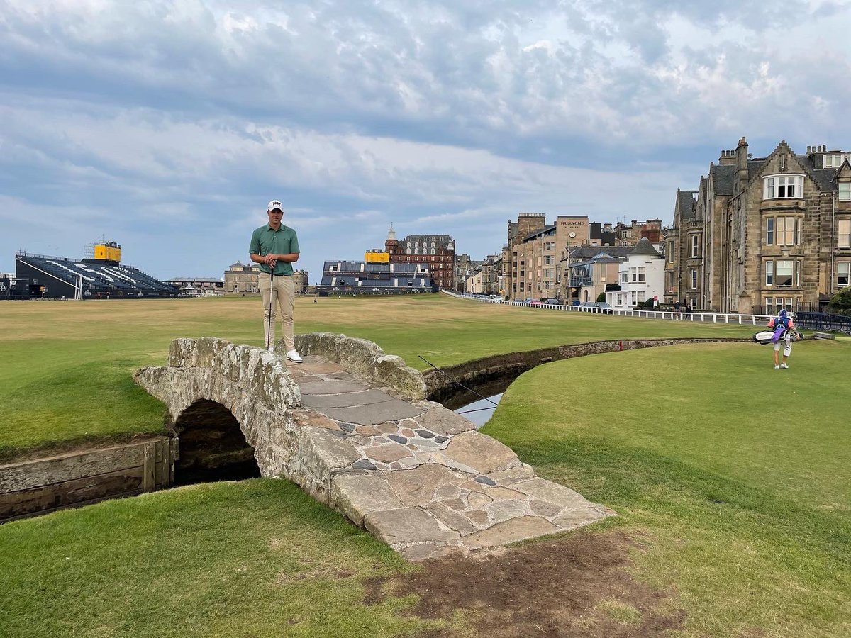 The greatest day at the #HomeofGolf. Special day playing the same tees as the pros and I also happened to shoot a 67 which is a tie with my PB. A dream.