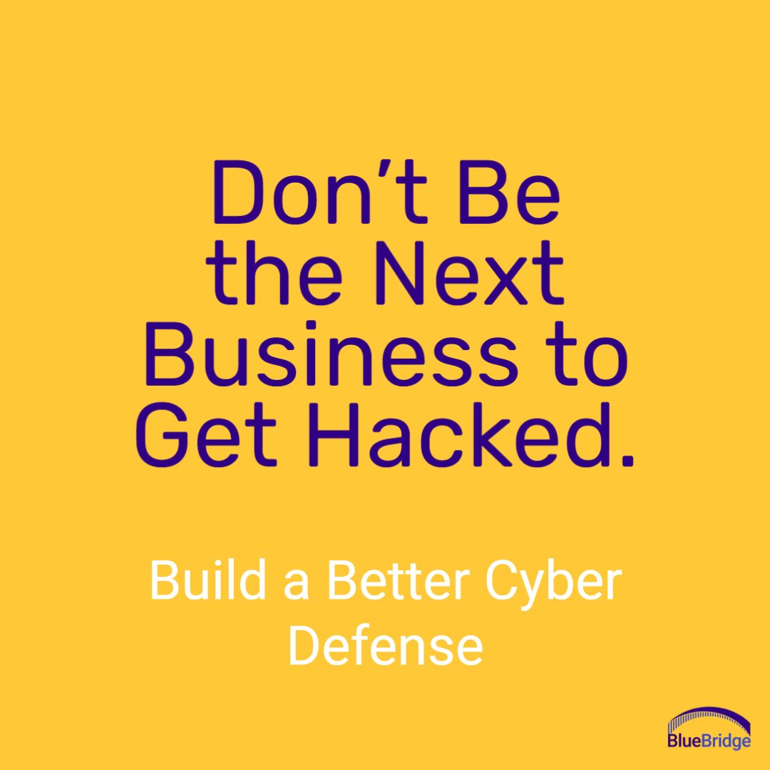 BlueBridgeLLC's tweet photo. #Cybercrime is on the rise, and businesses are increasingly at risk. That's why we're hosting a webinar on August 3rd to teach our customers about cloud-based #cybersecurity solutions.

Register for our free webinar by clicking on this link: https://t.co/bF0dPT7exl https://t.co/FzDusprWHN