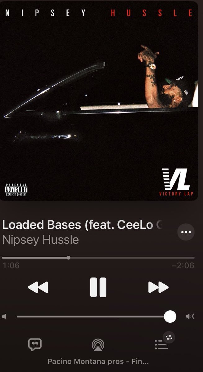 PoloMontana83's tweet photo. 1st Song I Listened Too This Morning! We Miss You @NipseyHussle @NipseyFanpage YO @CeeLoGreen Makes Perfect MORNING MUSIC 2 Me #MorningMusic #LoadedBases #RipNip https://t.co/purPhwgX5X