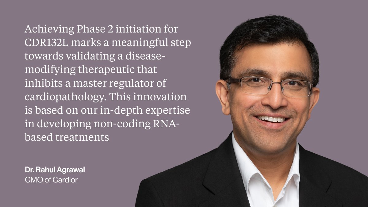 We are thrilled to announce the dosing of the first patient in our #Phase2 proof-of-concept trial of #CDR132L. Click the link below to learn more about our recently initiated clinical study and the curative potential of our lead candidate: bit.ly/3PqB6r0