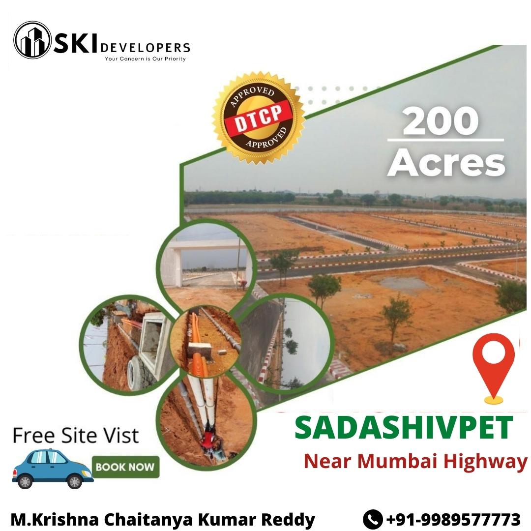 GREETINGS FROM SKI DEVELOPERS
Excellent Investment Opportunity At #Sadashivpet, Mumbai Highway
'DON'T WAIT TO BUY REAL ESTATE, BUY REAL ESTATE AND WAIT'
Contact : 9989577773
#realestateinhyderabad #investmentsinhyderabad #realestate
#openplotsinhyderabad #sadshivpet #opputunity