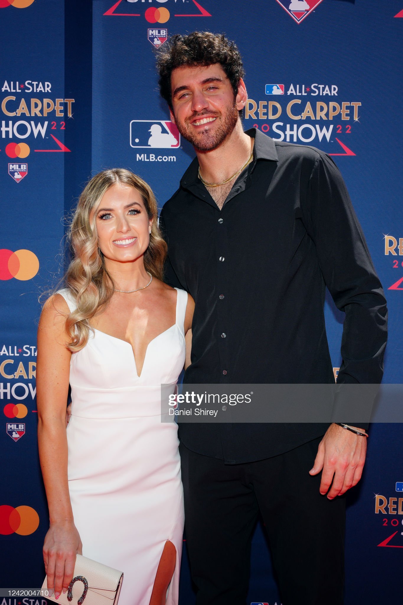 Biggles14 on X: Jordan Romano and his fiancee. #Allstargame #BlueJays  #Gettyimages  / X