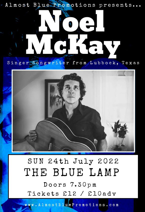 Sunday night at The Blue Lamp, Aberdeen @mckaynoel Ticket at AlmostBluePromotions.com