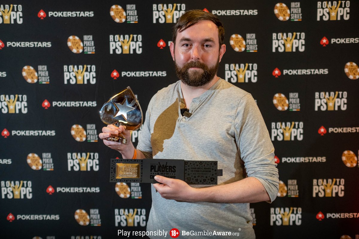 PokerStarsUK's tweet image. A huge thank you to all 318 players who entered the Road to #PSPC event in Dublin.

39 players cashed for a minimum of €780. 👏 

Well done to John Howlett who has become the newest member of the #PlatinumPass club, taking home the $30K pass and top prize of €22,700! 🏆✈️