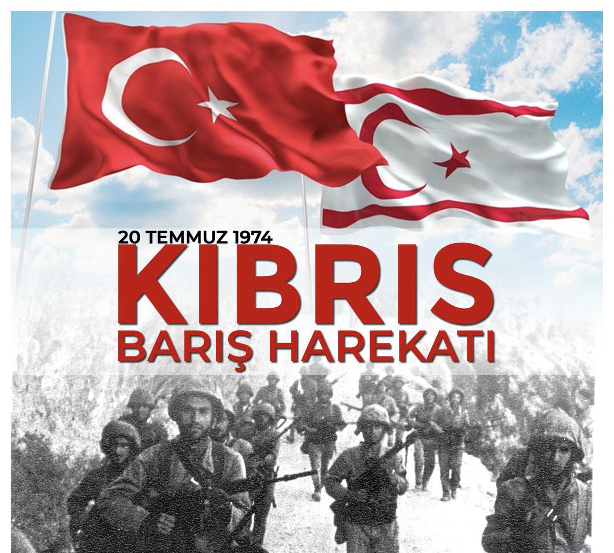 Kıbrısta Türklere yönelik zulmü ve acıyı dindiren kahraman Şehitlerimizin ve Gazilerimizin Ruhu Şad Olsun. #KuzeyKıbrısTürkCumhuriyeti