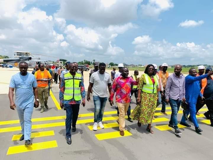 KOfosuNkansah's tweet photo. Phase 1 of the renovation of the Sunyani Airport has been completed awaiting commissioning. Inspection was recently done and commissioning will be done soon. (1/2) https://t.co/juXJJudTtx
