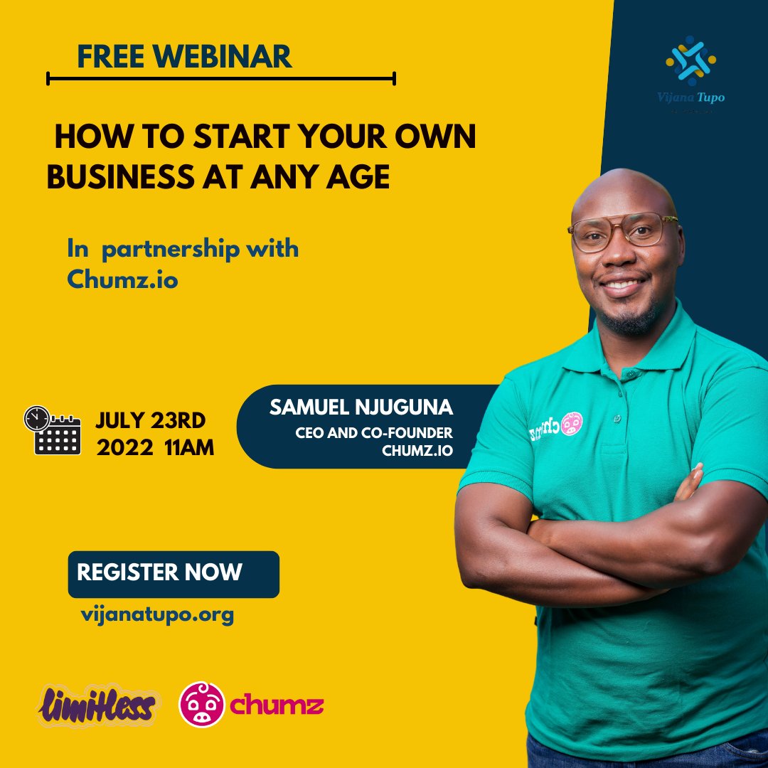 Do you want to learn how to build a business at any age?
We've got the perfect webinar for you. Register here buff.ly/3onllVz