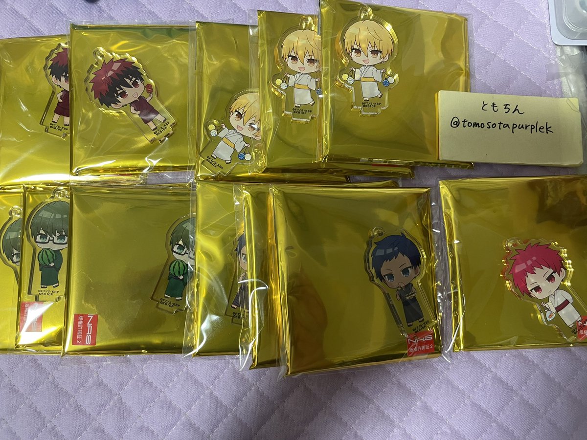 tomosotapurplek's tweet photo. 【交換】黒子のバスケ 黒バス 
KUROBAS OFFICIAL STORE オフィ��ャルストア　アクリルキーホルダー　アクキー　夏祭り

譲）火神2、黄瀬3、緑間3、青峰3、赤司

求）紫原

池袋お手渡し、郵送。

どうぞよろしくお願い致します！ https://t.co/dDUzogHoyq