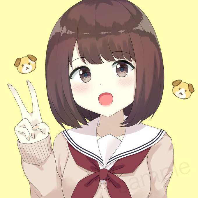 犬系女子のtwitterイラスト検索結果