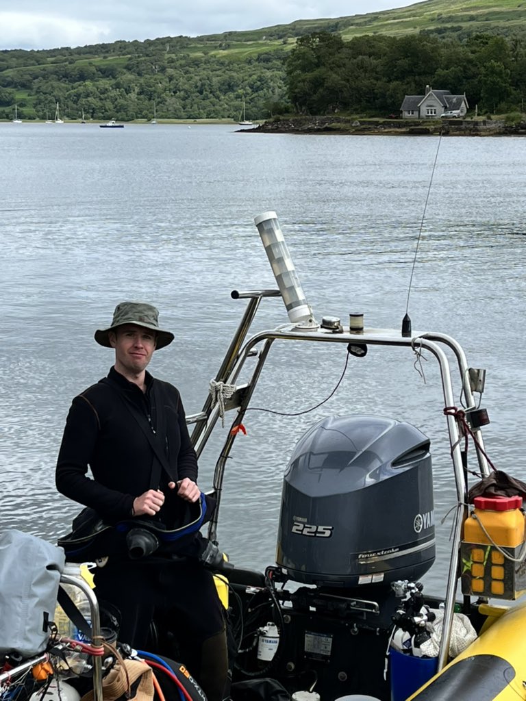 clidive's tweet image. Congratulations to our newest Advanced Diver, Richard Kelly! Posing today on a Lochaline lunch break during our Tobermory expedition. @BSACdivers
