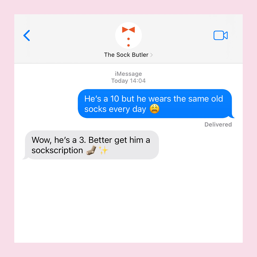 TheSockButler's tweet photo. If anyone can relate to this... send them our way! 😂

#HesA10 #Trend https://t.co/HUi6T3ajf5