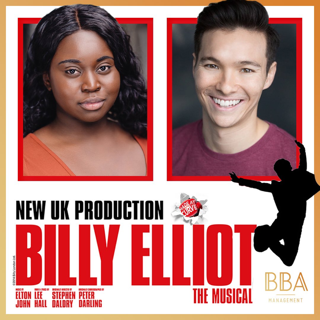 We are very excited to be heading to press night for #billyelliot @CurveLeicester tonight! The show features @michaelinzeenho & @TheStephAsamoah. Our thanks to Director @NikolaiFoster, Choreographer @lucymayhind, CDG @KayMagson and our guest @ShannonEDavid of @EliseCasting 🩰
