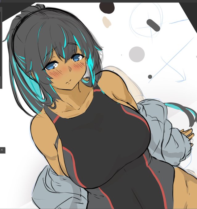 やっぱインナーカラーポニテ好きだ
ポニテ差分もつくるか 