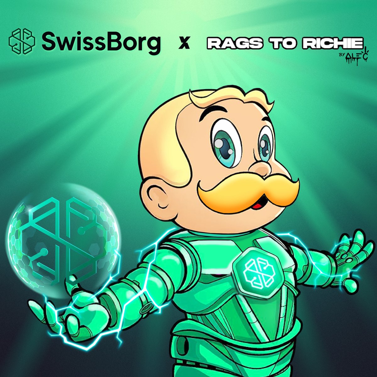 SwissBorg (@swissborg) on Twitter photo We're collaborating with <a href="/ragstorichienft/">RAGS to RICHIE by Alec Monopoly</a> from famous street artist <a href="/alecmonopoly/">Alec Monopoly</a>! 15 #whitelist spots to win!
Remember to put ETH on our app for the mint ๐
To enter:
1๏ธโฃ Follow <a href="/ragstorichienft/">RAGS to RICHIE by Alec Monopoly</a> <a href="/swissborg/">SwissBorg</a>
2๏ธโฃ Like + RT this post
3๏ธโฃ Tag 3 friends
We'll DM winners in 24 hours! We're collaborating with <a href="/ragstorichienft/">RAGS to RICHIE by Alec Monopoly</a> from famous street artist <a href="/alecmonopoly/">Alec Monopoly</a>! 15 #whitelist spots to win!
Remember to put ETH on our app for the mint ๐
To enter:
1๏ธโฃ Follow <a href="/ragstorichienft/">RAGS to RICHIE by Alec Monopoly</a> <a href="/swissborg/">SwissBorg</a>
2๏ธโฃ Like + RT this post
3๏ธโฃ Tag 3 friends
We'll DM winners in 24 hours!